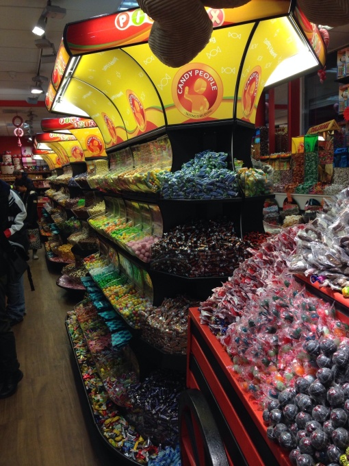 Biggest candy store in Gothenburg. I was stunned even as an American where we are known to have the biggest most unhealthy things imaginable. The amount of candy this store had was out of this world. Anywhere from toffee to chocolate nut clusters, to sour candies. You name it they had it. 